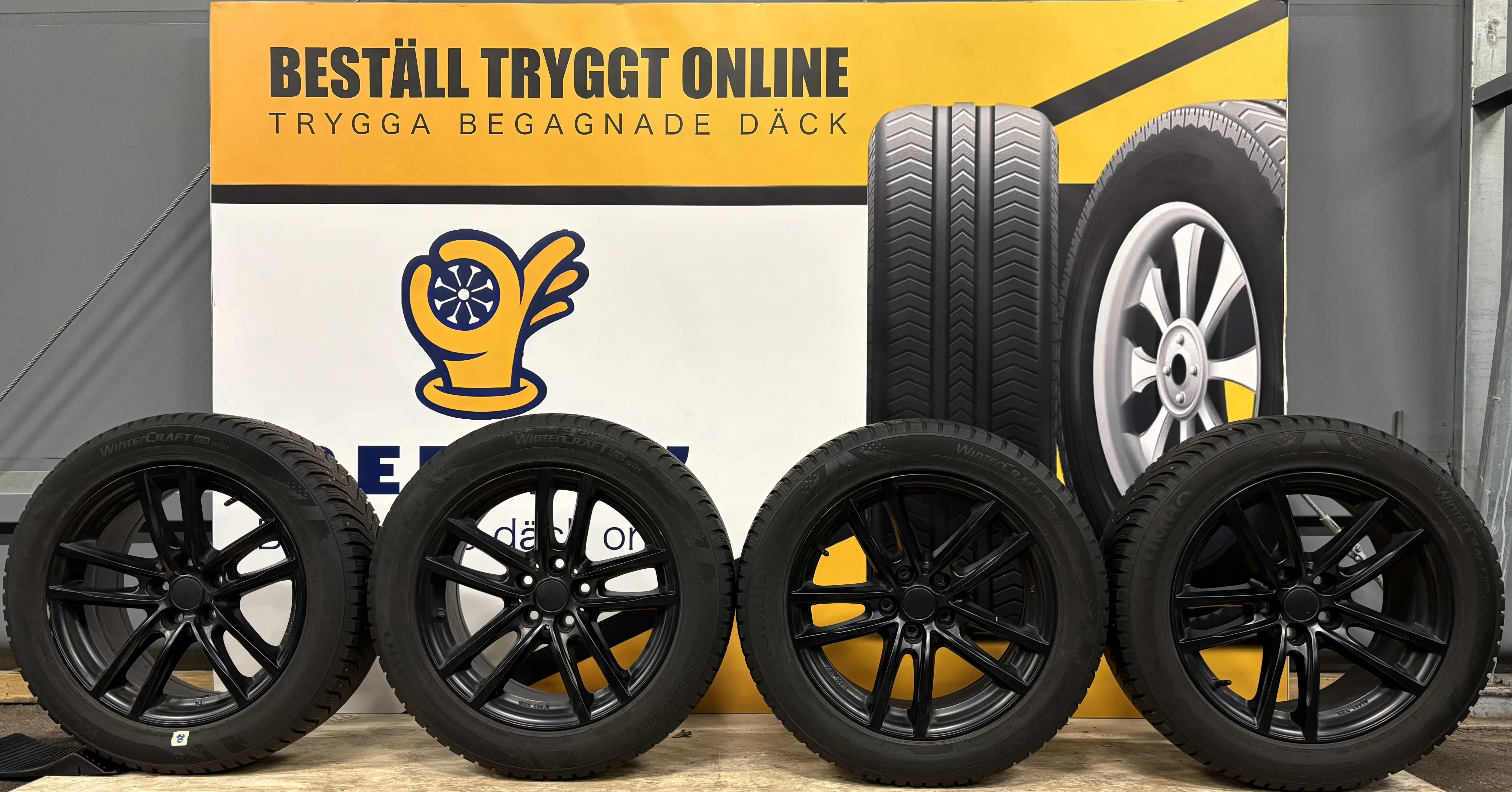 BMW 5,6-serie + X3, X4 225/55/17 Dubb