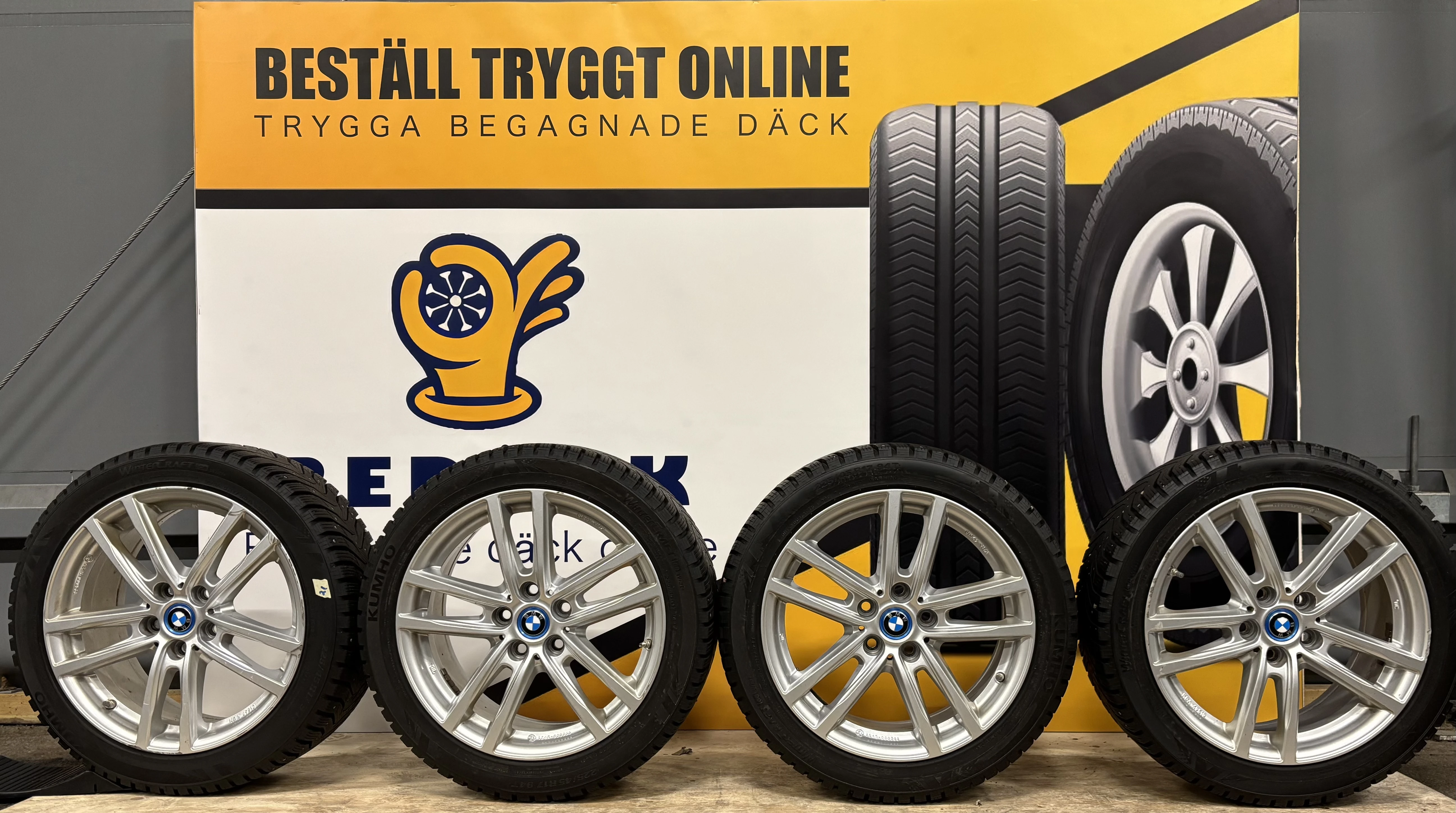 BMW 1-serie 225/45/17 Dubb