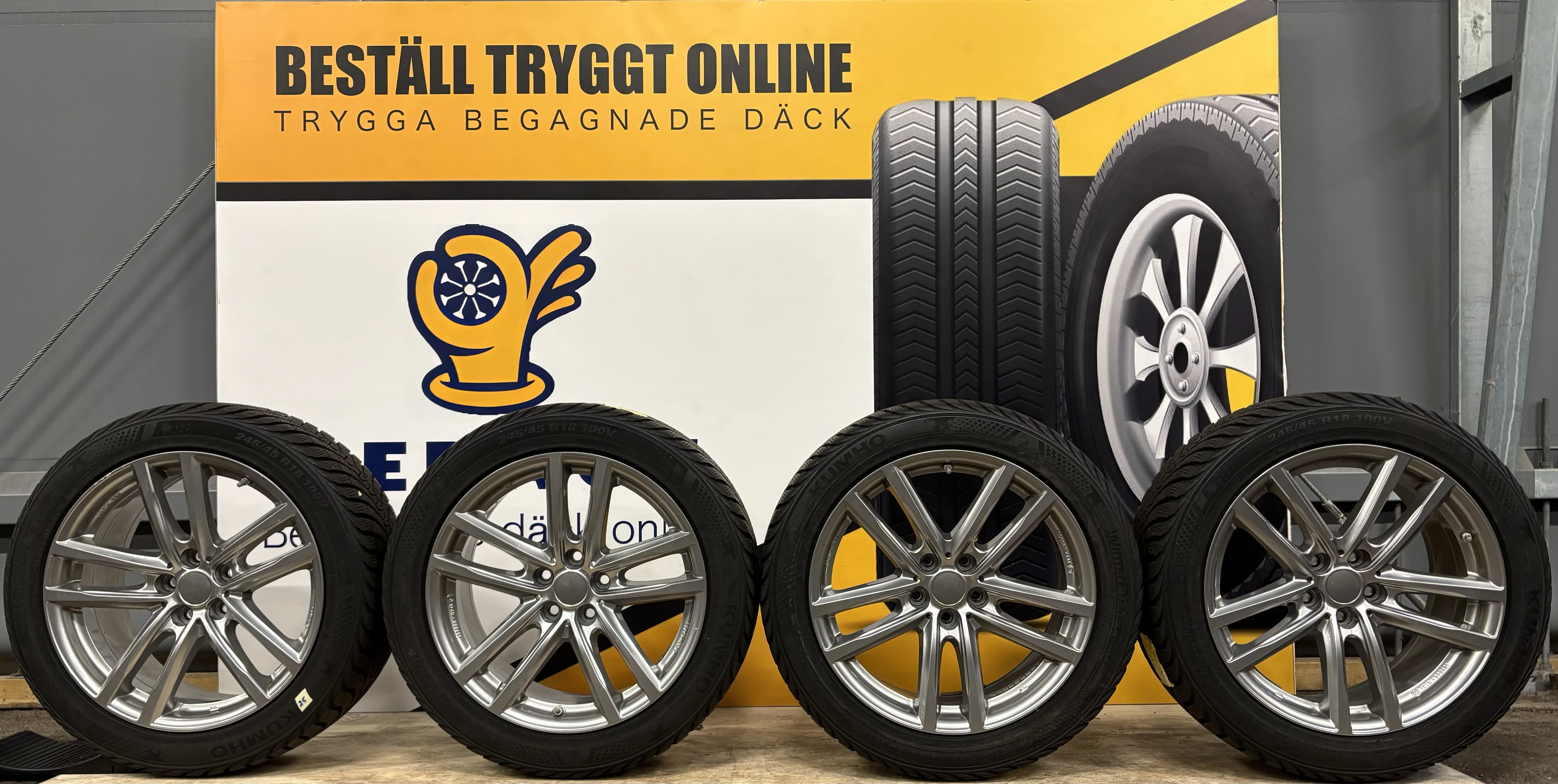 BMW/Audi 245/45/18 Friktion (M+S)