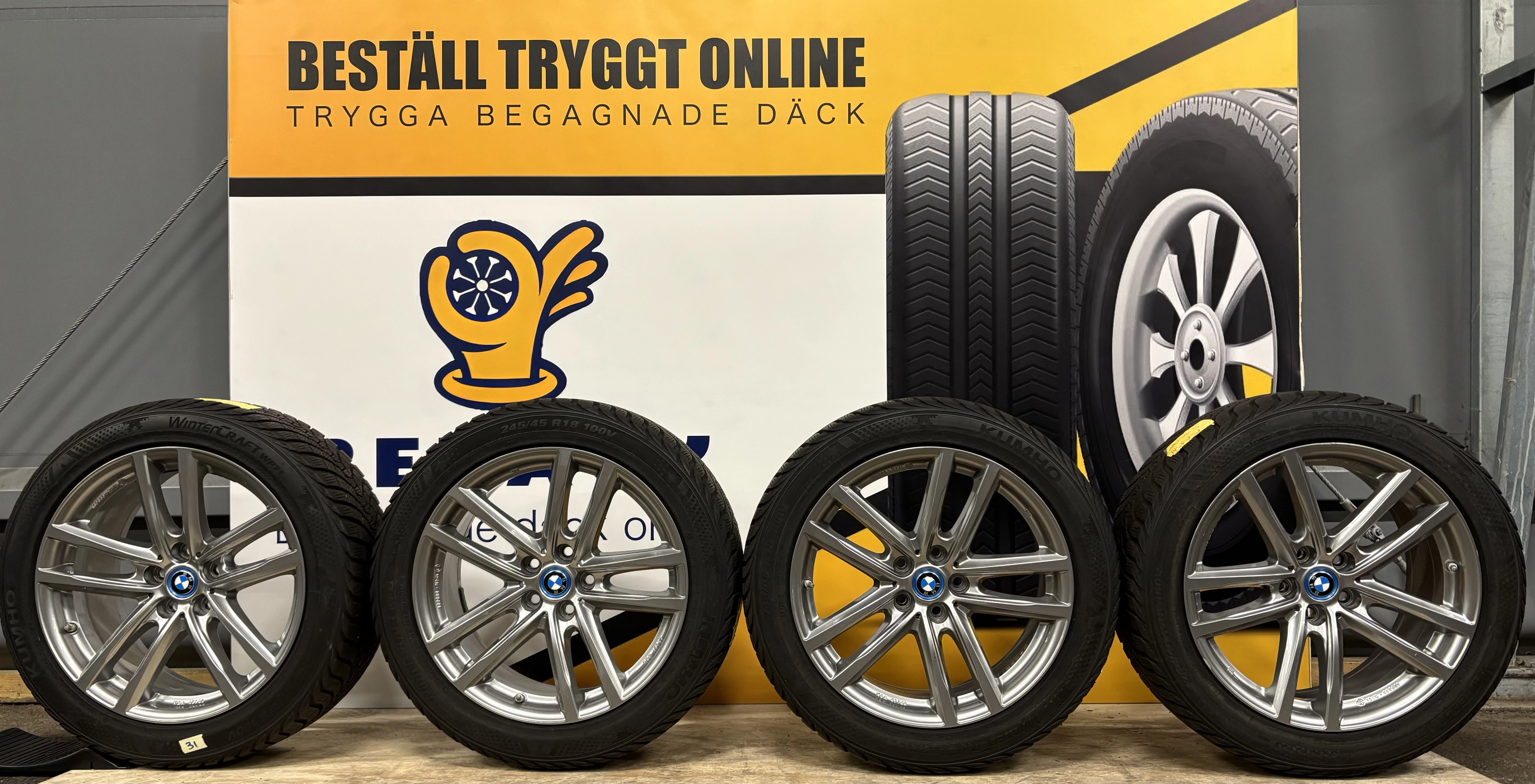 BMW 5,8-serie 245/45/18 Friktion (M+S)