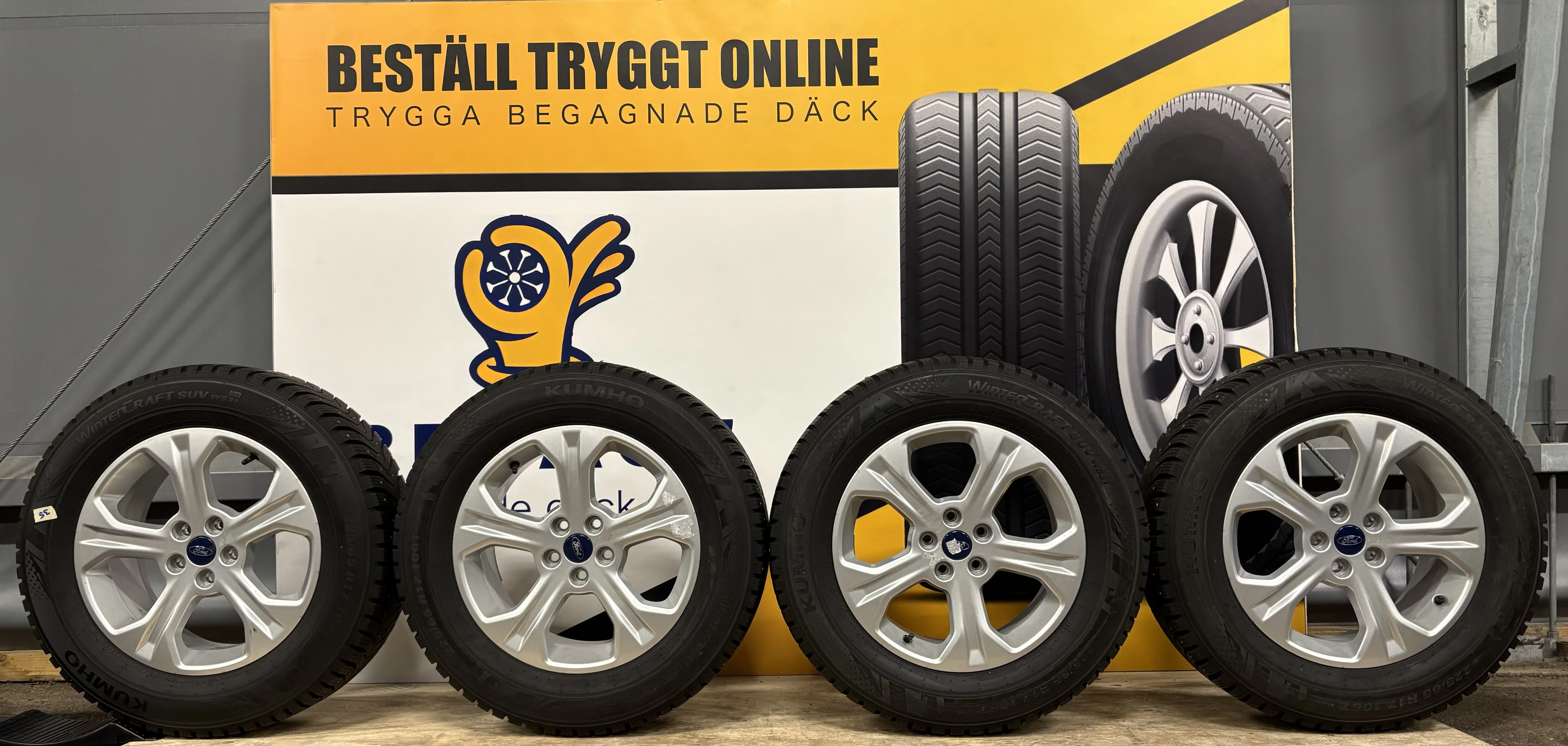 Ford Kuga 225/65/17 Dubb